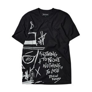 Reason Walter White T-Shirt Men’s Large Black Graphic Tee Breaking Bad